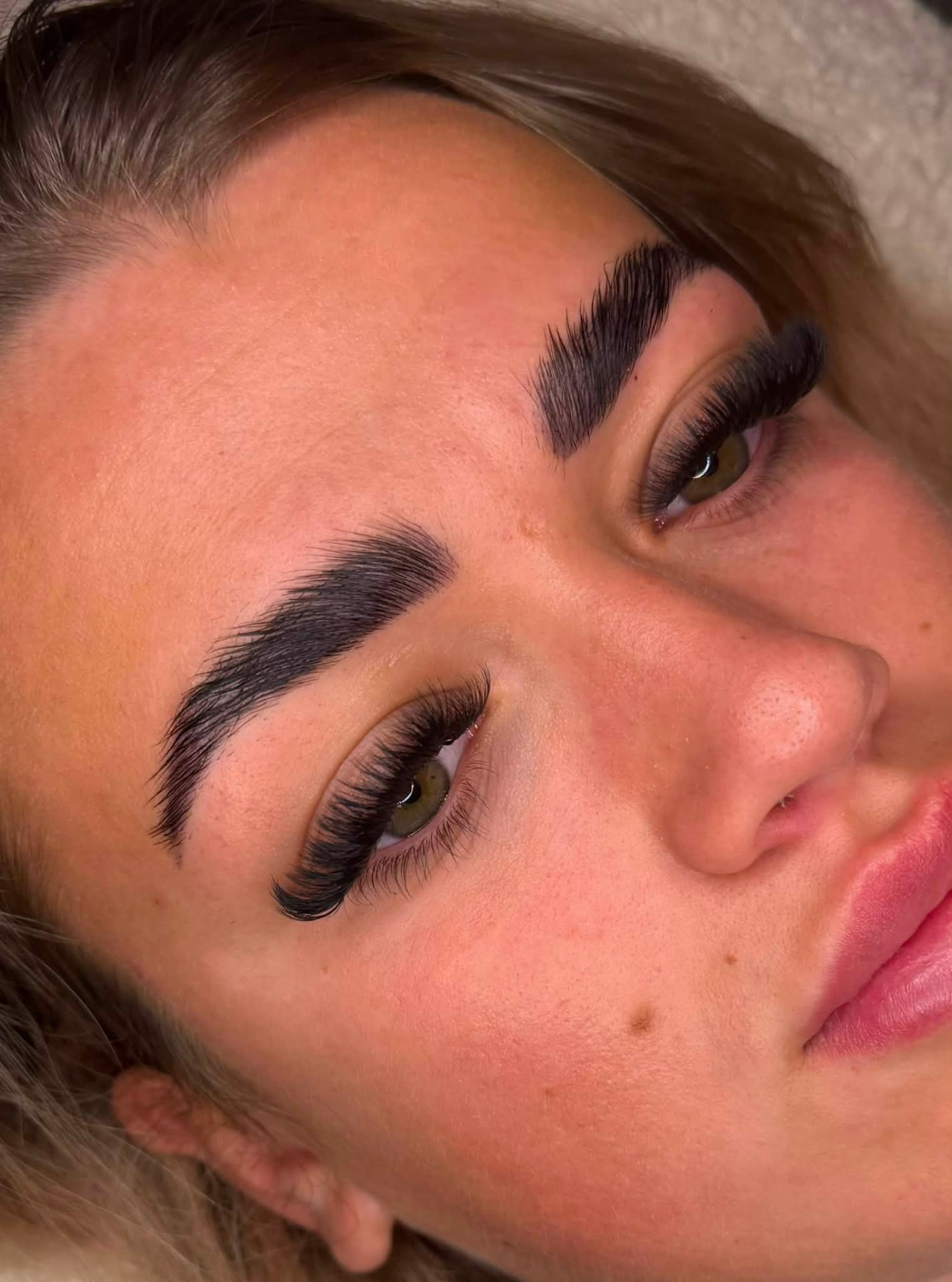 Lash extensions and brow lamination results from The Browtique in Cumbria